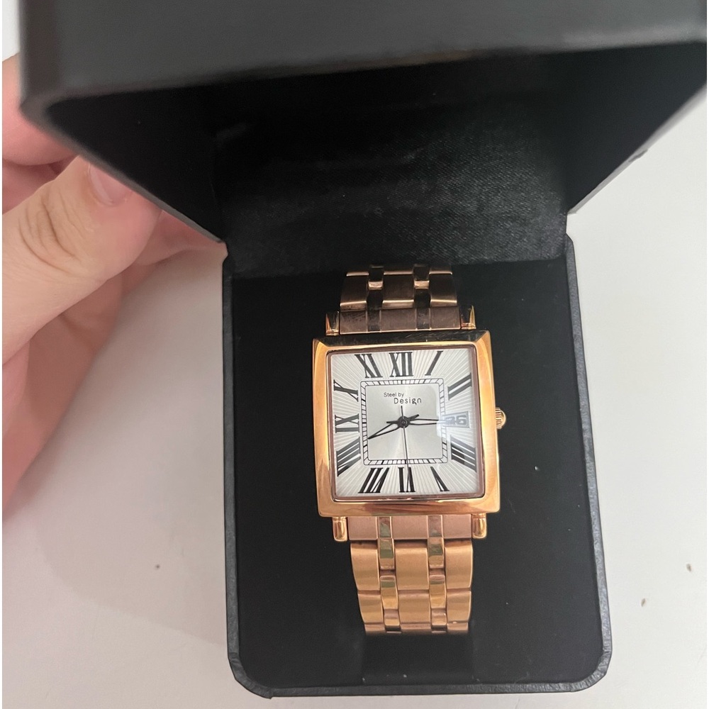 Steel by Design Square Watch